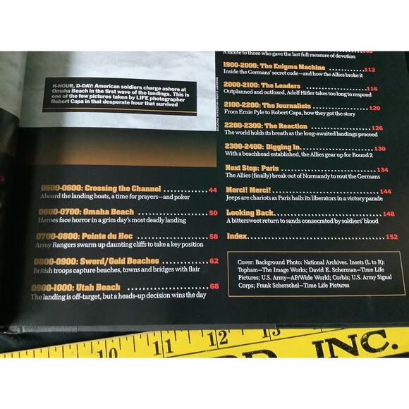 TIME D-Day: 24 Hours That Saved The World w/ Introduction by Tom Hanks N - Picture 7 of 7